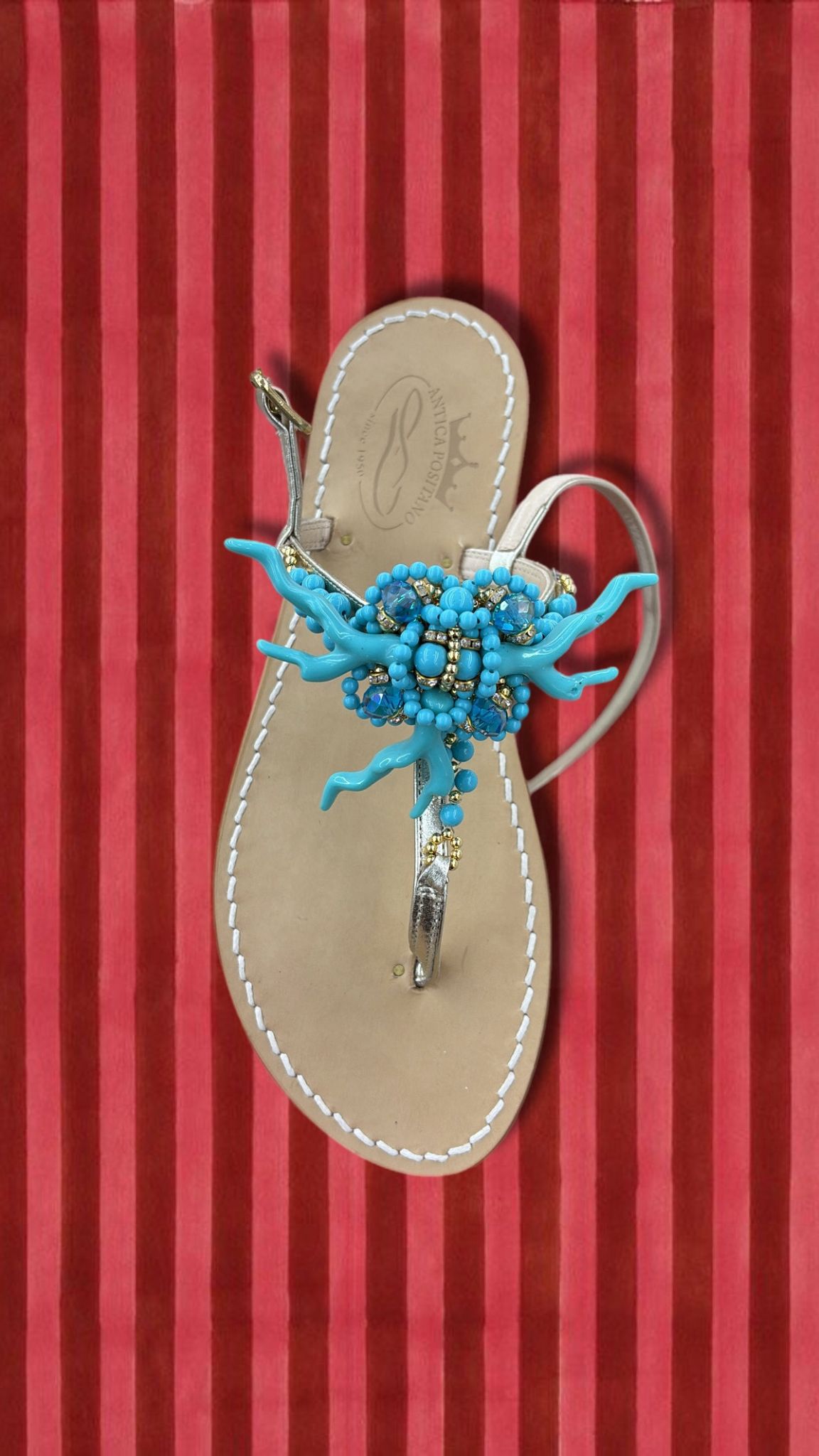 Mediterranean Blue Sandal