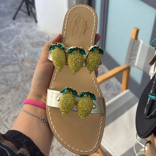 Sandalo Positano Limone – Doppia Fascia